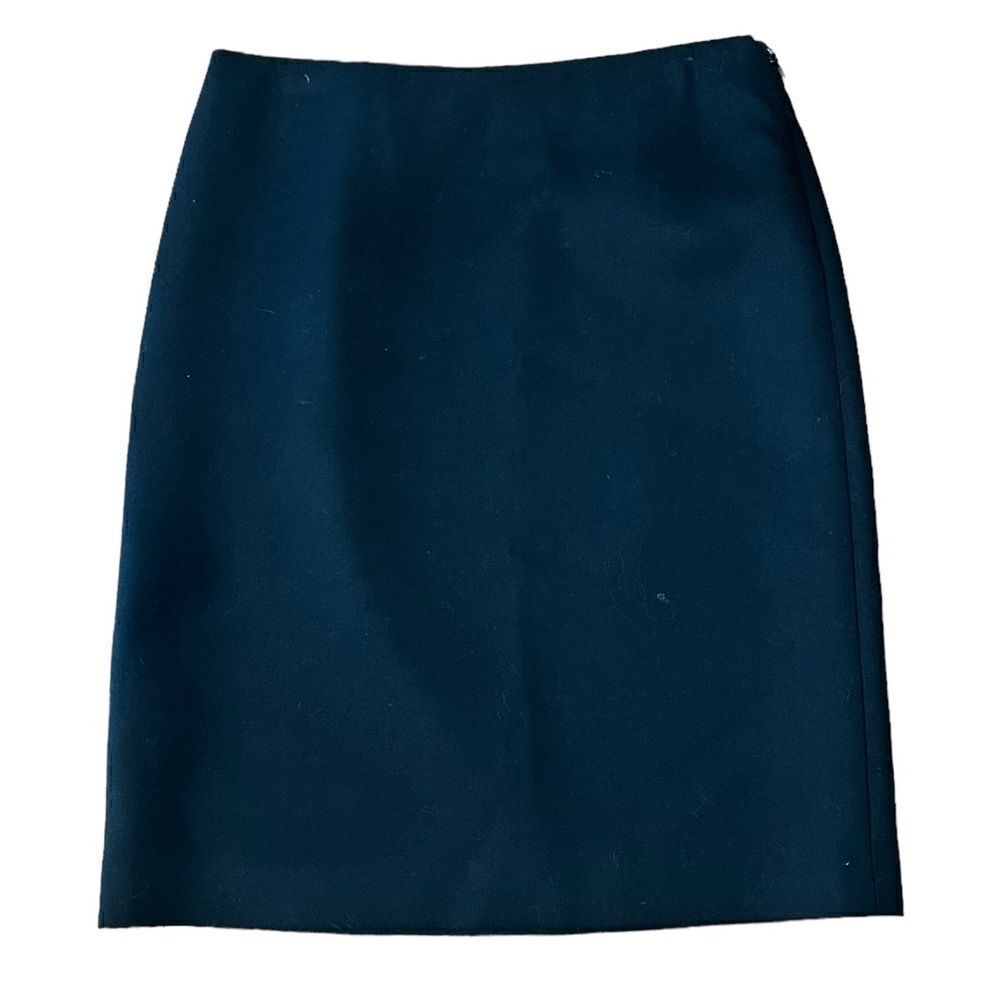 KORS Michael Kors Black Wool Pencil Skirt